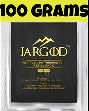 Hair Building Fibers 100 Gram - Refill Your Existing Fiber Bottle - Hair Fibers - Hair Loss Concealer For Thinning Hair by JARGOD (Medium Blonde)