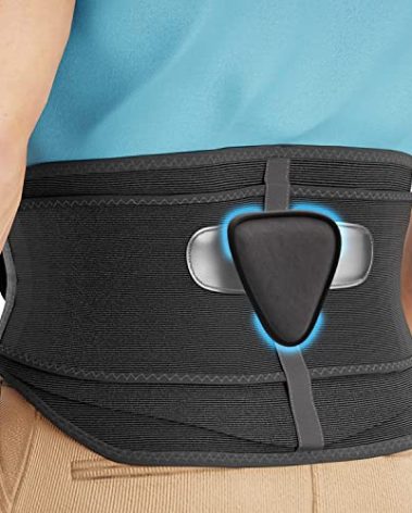 Modvel Lower Back Brace for Men and Women – Back Support Belt for Pain Relief, Herniated Disc, Sciatica, Scoliosis – Lumbar Compression Brace
