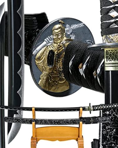 Eroton-1045/1060 high Carbon Cold Steel Heat Tempered Full Handmade Hand Forged Japanese Real Authentic Samurai Katana Sword,Full Tang,Functional,Practical,…