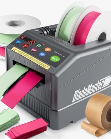 BladeMaster PRO Automatic Ribbon Cutting Machine │ Smart Auto Tape Dispenser Ribbon │ 2024 Upgraded Commercial Grade Intelligent Auto Tape Cutter USA (BladeMaster PRO (Gray))