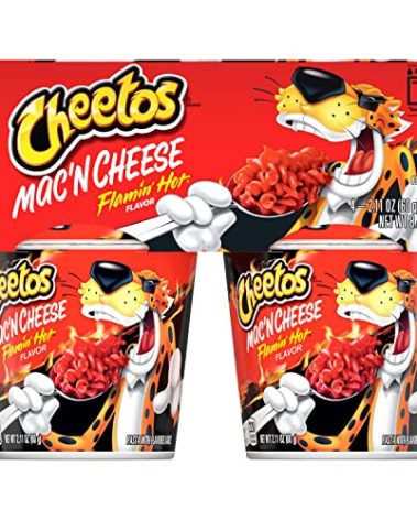 Cheetos Flaming Hot, Mac N Cheese, 2.11 Oz, 4 Ct
