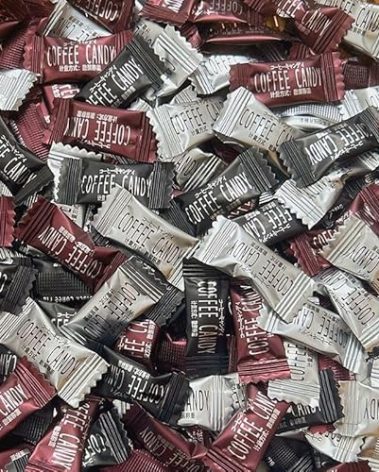 Asian Specialty Sweets Coffee Hard Candies with Black Coffee/Original/Filbert Flavor Mixed 200 pcs